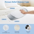 thumbnail image 3 of MOONORAH Lumbar Support Pillow - Memory Foam Lower Back Pain Relief, 3 of 8
