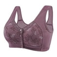 thumbnail image 1 of WILLBEST Brasier Sin Varillas Mujer Sujetador De Mujer Con Hebilla Frontal, Borde De Encaje, Sin Aro De Acero, Ajuste Sin Costuras, Para Yoga, Dormir, Talla Grande 337, 1 of 2