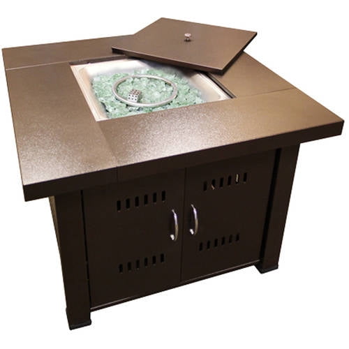 Hiland Firepit Hammered Bronze Finish by AZ Patio Heaters