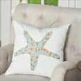 thumbnail image 3 of Grand Starfish Beaded Pillow, 18" x 18", 3 of 4