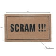 thumbnail image 2 of Coir Door Mat Scram 18 X 30, 2 of 3