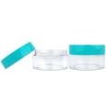 thumbnail image 4 of Beauticom 240 Pieces High Quality 20G/20ML Clear Round Acrylic Cosmetic Product Sample Travel Jars with Flat Top Lids (Teal), 4 of 5