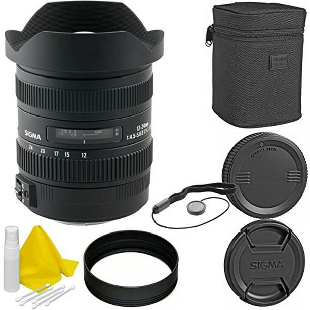 Sigma 12 24mm F 4 5 5 6 Ex Dg Asp Hsm Ii Wide Angle Zoom Deluxe Lens Kit For Sony Walmart Com Walmart Com