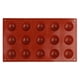 thumbnail image 4 of Molde de silicona para chocolate con 15 agujeros, reutilizable, para hornear, para chocolate, jabón, fondant, decoración de tartas de cumpleaños, 4 of 14