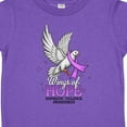 thumbnail image 4 of Inktastic Wings of Hope Domestic Violence Awareness with Dove Boys or Girls Toddler T-Shirt, 4 of 5