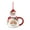 Red Santa, variant on Mr. Christmas 16 oz. Ceramic Santa Mug and Ornament Set - White and Pink