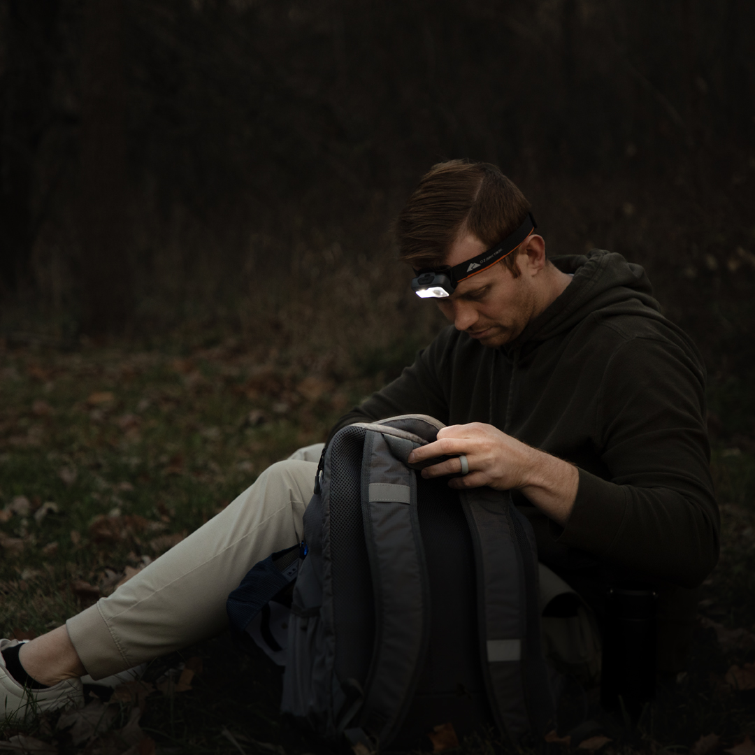 Ozark Trail 750 Lumen Led HeadlampMultiColor, Lightweight,