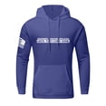 thumbnail image 2 of Men's Loose Fit Hoodie with RED FRIDAY Flag & Letter Print, Casual Pullover Sweatshirt, Military Support Design for Veterans Day, Christmas, Outdoor Wear,Royal Blue,3XL, 2 of 6