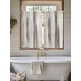 thumbnail image 7 of Tier Curtains 45 Inches Long, Beige Gray Window Treatment Curtain Drapes, Abstract Grunge Mottled Neutral Texture Small Curtain Drapes for Bathroom Laundry Room, 27.5"x45", 2 Panels, 7 of 7