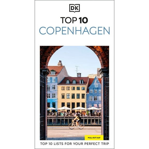 Pocket Travel Guide DK Top 10 Copenhagen: Top 10 Lists for Your Perfect Trip, Plus an All-Weather Folded Map, (Paperback)