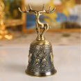 thumbnail image 4 of Metal Hand Bell, Zinc Alloy Exquisite Polished Finish Rustproof Hand Bell  For Students For Training Pets Gold,Bronze, 4 of 8