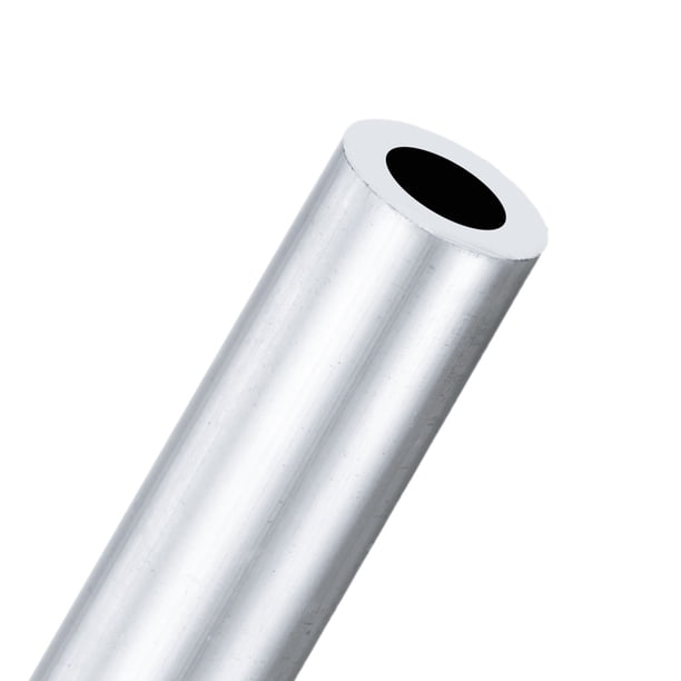 Tubo redondo de aluminio 6063 de 1 paquete, 15mmx25mm(IDxOD) 100mm de longitud