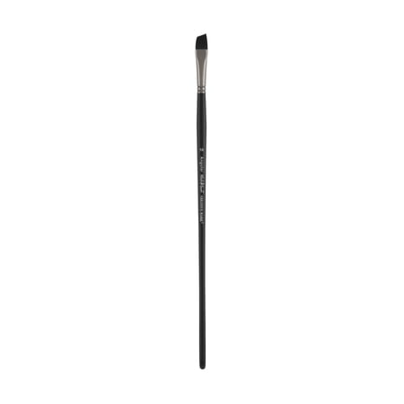 Black Swan Synthetic Red Sable Paint Brushes - Angular Size # 10 - Professional Quality Long Handle Paint Brushes for Oil Heavy Body Media and Acrylic - Artists of All Levels