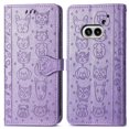 thumbnail image 4 of Funda Cartera FOXDOCK para Nothing Phone 2A , Flip PU con Relieve de Gatos y Perros, Tarjetero y Soporte, 4 of 6