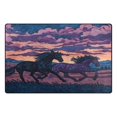 thumbnail image 2 of Non-Slip Area Rug 31"x20" Indoor Washable Floor Mats Carpet Printed for Living Room, Bedroom, Home Decor Wild Horses Running, 2 of 7