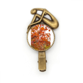 thumbnail image 1 of Hojas rojas en otoño Broche broche broche broche Metal retro, 1 of 3
