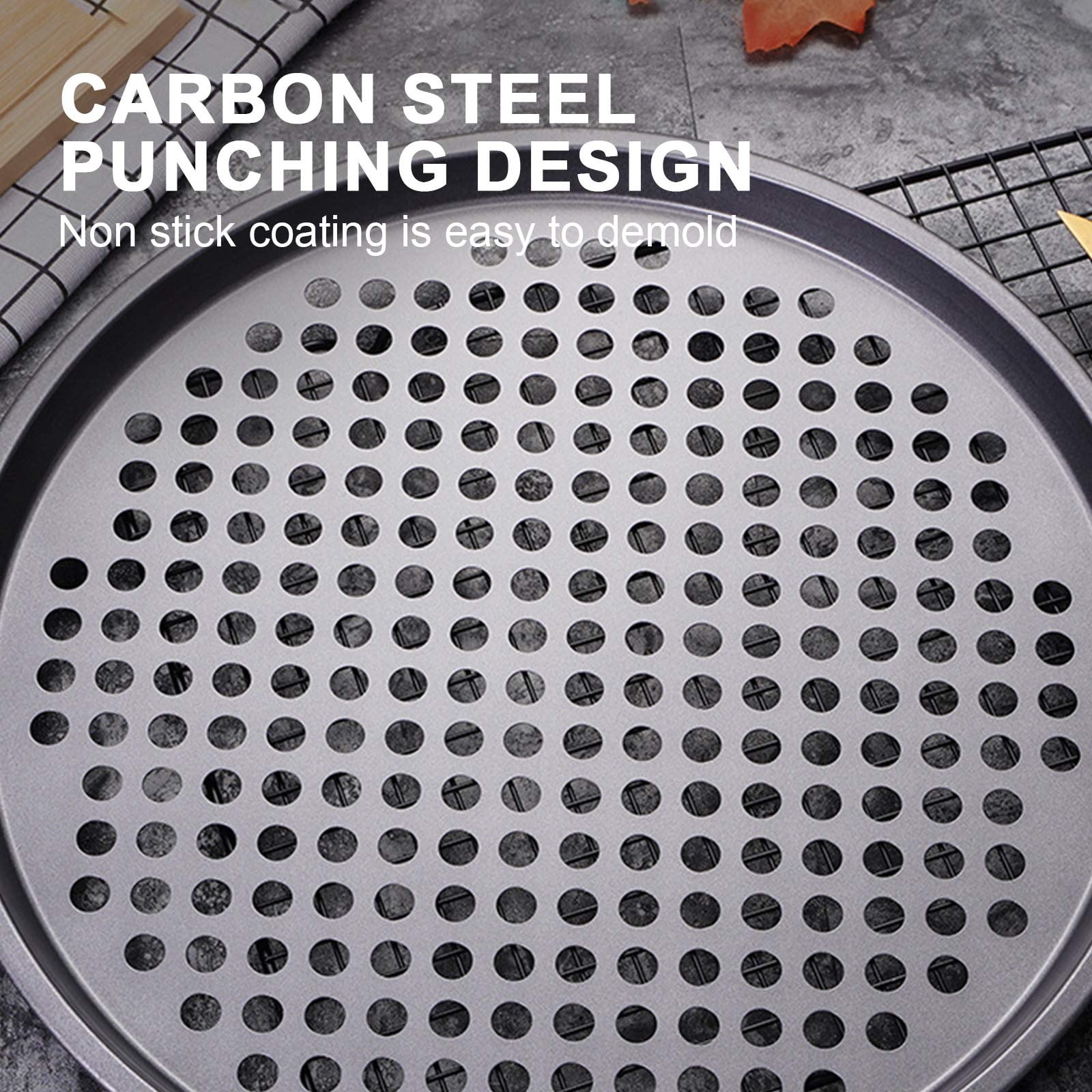 Amazon Mesh Pizza Tray Wamans Pizza Pan With Holes Stainless Steel