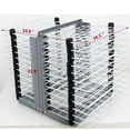 thumbnail image 3 of 24 Layers Desktop Placed Two Sides Rotatable Drying Rack Screen Printing Drying Rack, 3 of 11