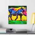 thumbnail image 3 of Warthog in Fauvism - Canvas, 3 of 10