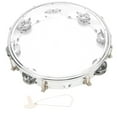 thumbnail image 2 of Percussion Jingles, Tambourine Adjustable Double Row 10in  For Party, 2 of 8