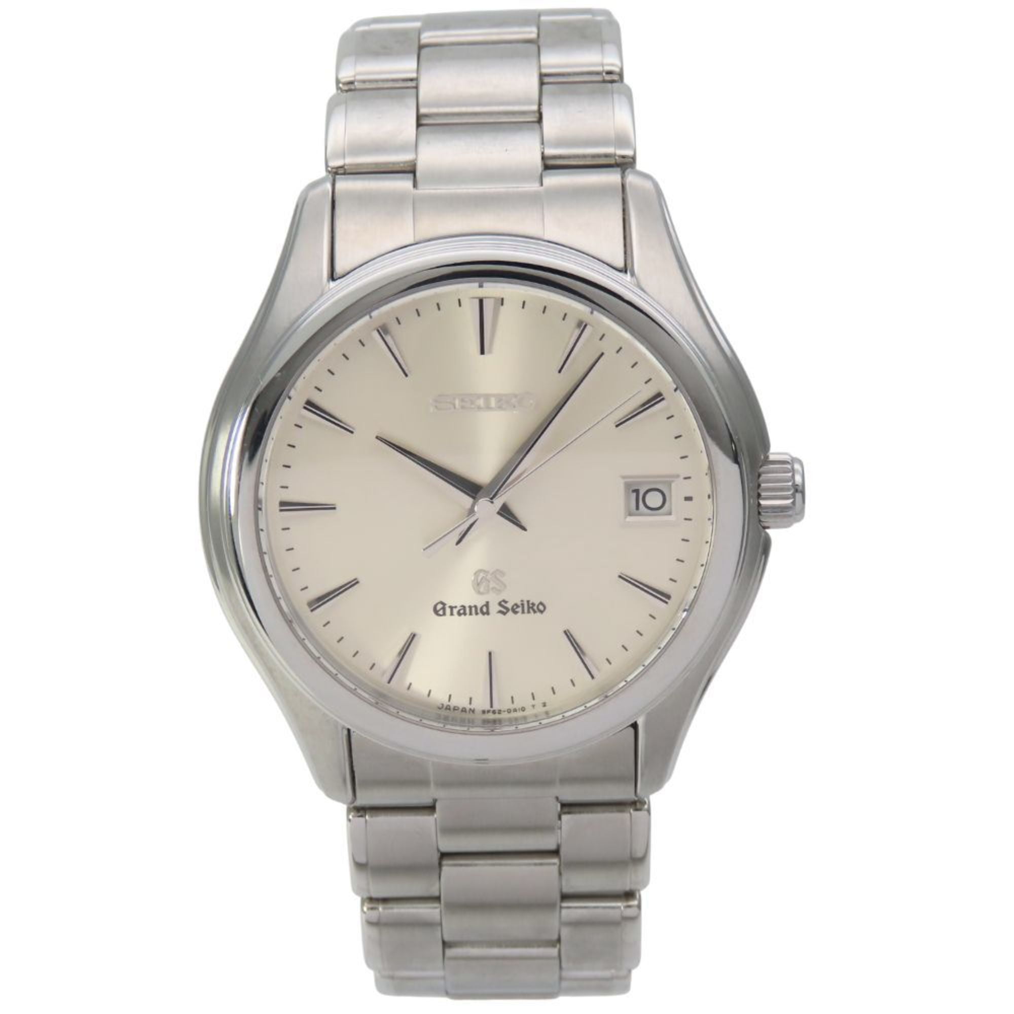 GRAND SEIKO Pre-Owned Seiko Grand 9F62-0A10 Stainless Steel Watch with Silver Dial, Men's (Good)