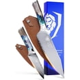 thumbnail image 1 of Dalstrong 2 Piece Knife Set - Chef Knife 8 inch & Paring Knife 4 inch - Valhalla Series - Premium 9CR18MOV HC Steel - Celestial Resin & Wood Handle - Razor Sharp - Essential Set - Leather Sheath, 1 of 7