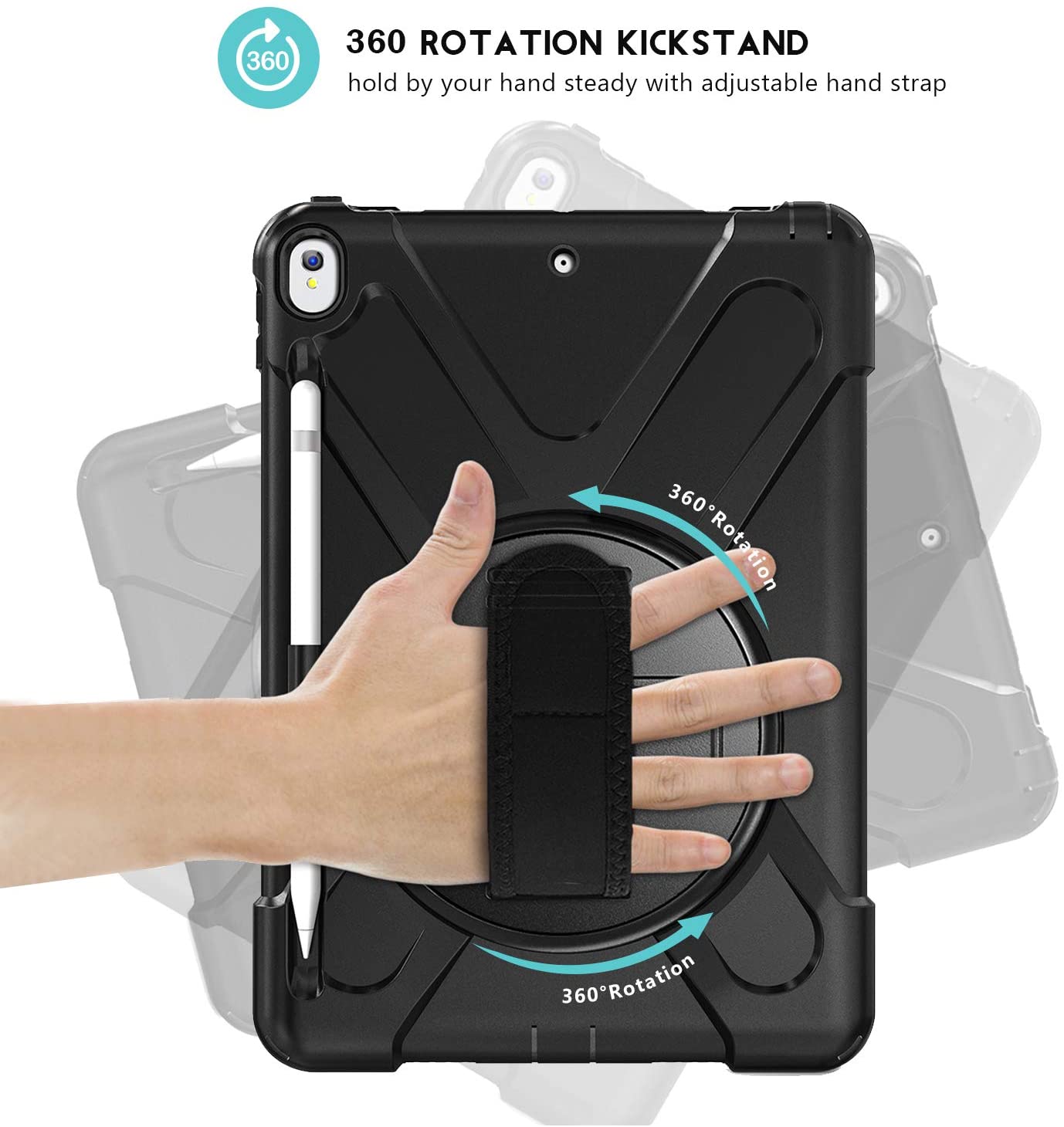 Procase iPad Air 3 10.5 Case 2019 / iPad Pro 10.5 Case 2017, Rugged