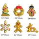 thumbnail image 3 of Adornos navideños de pan de jengibre Adornos colgantes de hombre de jengibre B, 3 of 4