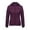 Purple, variant on Women's Winter Down Coat Hooded Waist Length Long Sleeve Outerwear