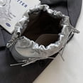 thumbnail image 2 of Fashion Butterfly Knot Bucket Bags Chain Strap Shoulder Crossbody Bags Flod Design Satchel Bags, 2 of 6
