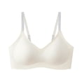 thumbnail image 2 of YHAJDS Women's Seamless Comfortable Daily Bra， Women's Bras Wireless Bra for Women Seamless Soft Support T-shirt Bra Lift and Side Support, 2 of 5
