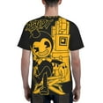 thumbnail image 5 of Unisex Bendy And The Ink Machine 3d Graphic Print Shirts For Mens Womens Casual Short Sleeve Tee Shirts Top, 5 of 7