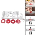thumbnail image 2 of kurtrusly Router Table Insert Plate Trimmer Screws Trimming Machine for Woodworking Red, 2 of 9