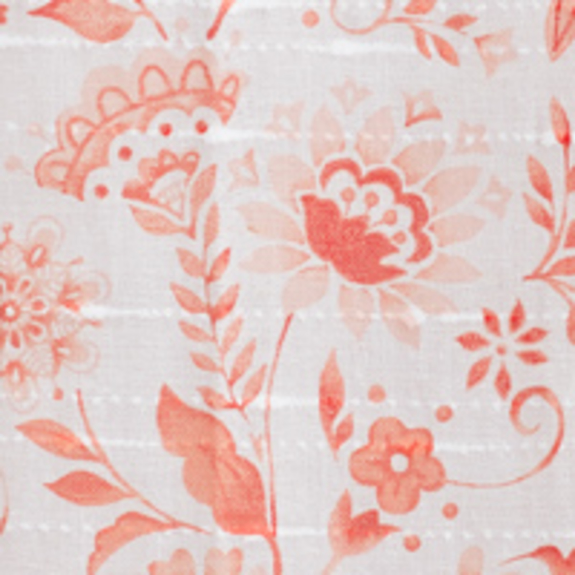 The Pioneer Woman Maize Sheer Curtain Panel, Coral, 1 Panel, 50"W x 84"L