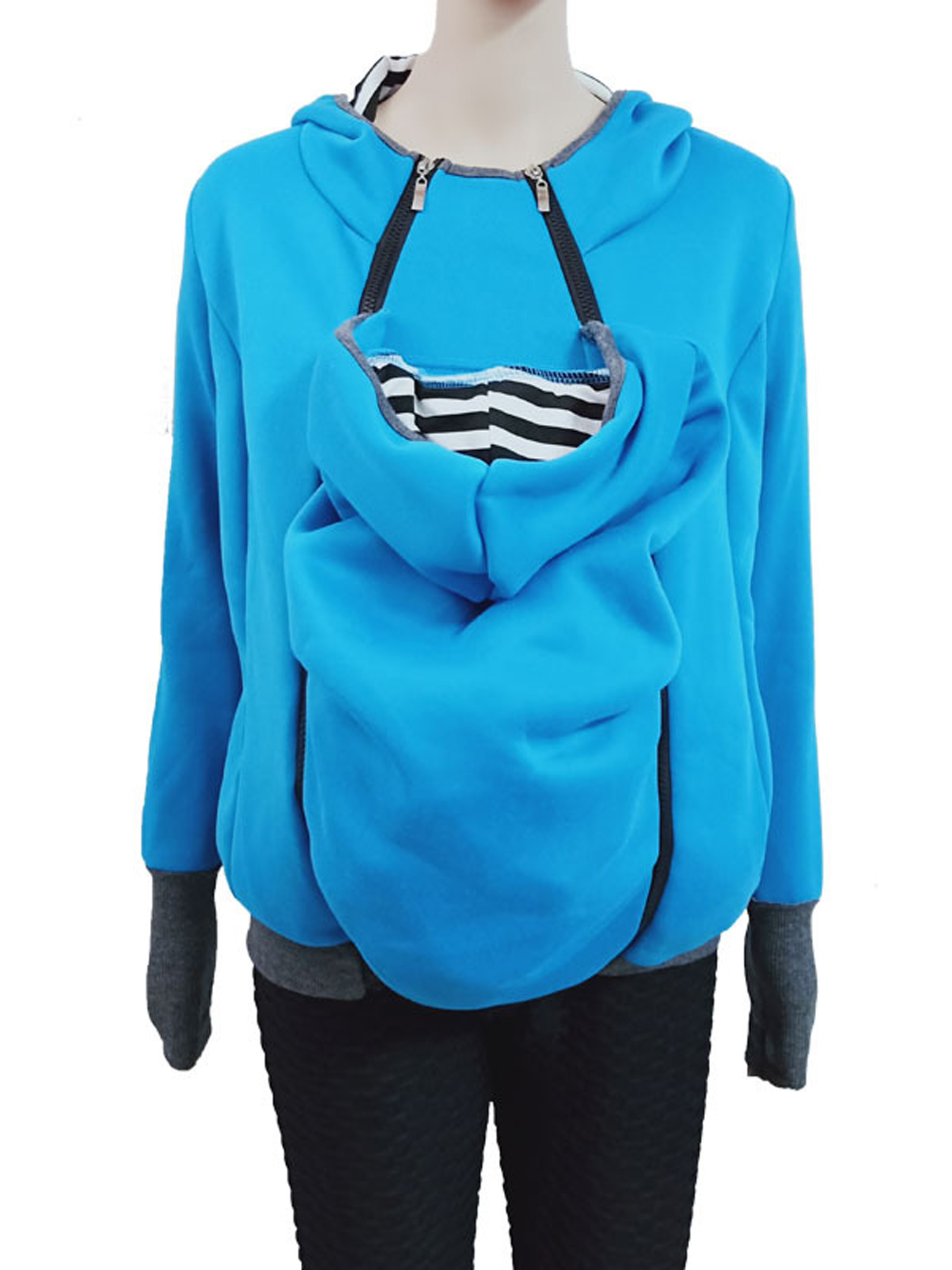 Fashion Baby Mummy Jacket Warm Maternity Hoodies Women Outerwear Coat