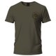 thumbnail image 1 of Playera Verde Olivo Manga Corta Grande Sangre Azteca, 1 of 5