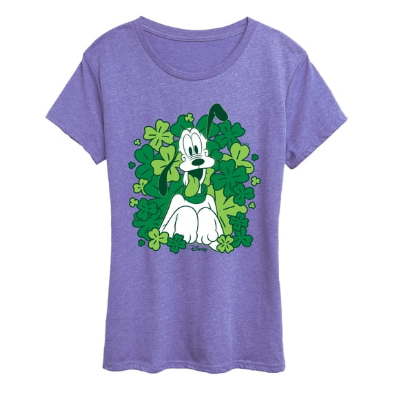 Disney - Pluto Shamrocks - Women's Short Sleeve Graphic T-Shirt