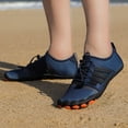 thumbnail image 3 of Ygjytge Aqua Shoes Zapatos Descalzos Transpirables Unisex para Exteriores River Sea (Azul Oscuro 41), 3 of 8