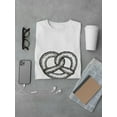 thumbnail image 3 of Pencil Drawing Of A Pretzel Tee Men's -Image by Shutterstock, 3 of 4