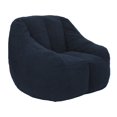 thumbnail image 3 of Bean Bag Chair with Filler, Bean Bag Sofa with Tufted Soft Stuffed Filling, Fluffy and Lazy Sofa, Comfy Cozy Beanbag Chairs with Memory Foam for Dorm, Apartment, Living Room (Blue), 3 of 11