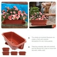 thumbnail image 2 of 5 Sets Bonsai Tree Outlet Pot Succulent Plants Rectangle Office, 2 of 6