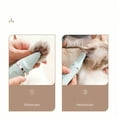 thumbnail image 5 of Tvtnvo Cat Nail Trimmer Cat Nail Grinder Pet Shaver for Hair Removal and Nail Polishing Rechargeable Multi Blade R Type Cutter Ceramic Blade Quiet Motor Ergonomic Home Grooming Green 6in, 5 of 9