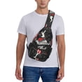 thumbnail image 2 of Lsque Independence Day Collie Pattern Cross Chest Bag Diagonally – Premium Durable Front Chest Sling with Adjustable Padded Strap, High-Capacity Storage, 2 of 3