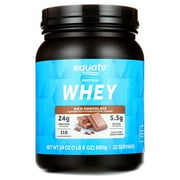 Equate Whey Protein Powder, Rich Chocolate, 24 oz