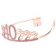 thumbnail image 3 of Birthday Crystal Rhinestone Tiara Queen Crowns Dance party Headband Hair Combs Pin for Women's 40th Birthday Party Favor (Rose Gold), 3 of 4