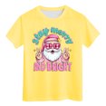 thumbnail image 5 of Ulanda Toddler Christmas Shirts Girls Boys Christmas Tree Cake T Shirt Kids Xmas Tee Short Sleeve Tops (Yellow, 7-8 Years), 5 of 5