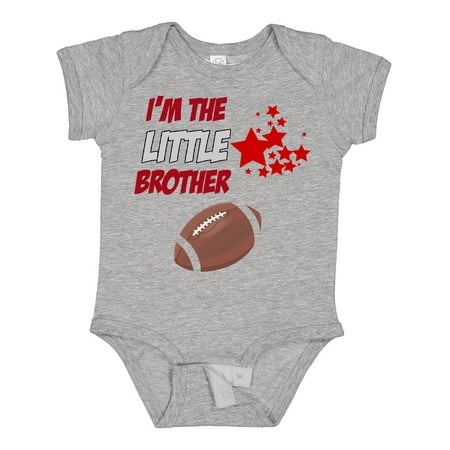 

Inktastic I m the Little Brother Football Gift Baby Boy Bodysuit