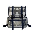 thumbnail image 3 of Mochila transparente de PVC de gran capacidad, mochila escolar transparente para estadios, conciertos, impermeable, mochila simple y suave XA342C, 3 of 5