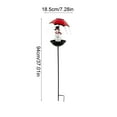 thumbnail image 3 of CREATITOY Solar-Powered Santa WaterInchesg Can Light - For Garden, Yard, Christmas Outdoor Deco, 3 of 6
