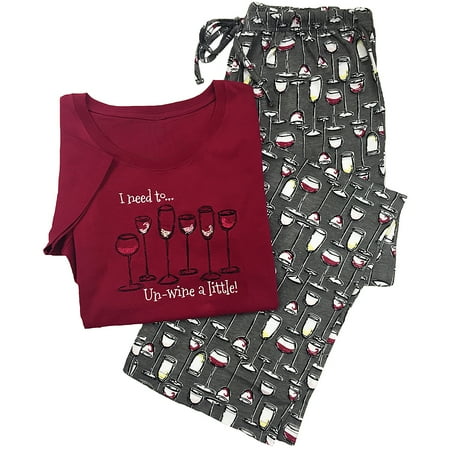 Un-wine a Little Sleepwear Set - Loungewear For Wine Lovers